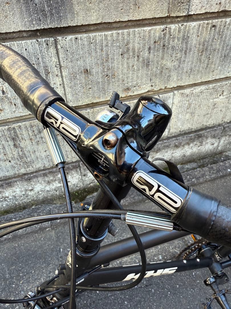 KHS P20 ブラック 20インチ折りたたみ自転車 ブルホーン