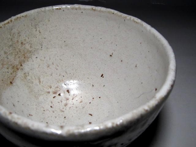 人間国宝 十一代 三輪休雪 白萩茶碗 「清香」 表千家十四代 而妙斎花押　e90