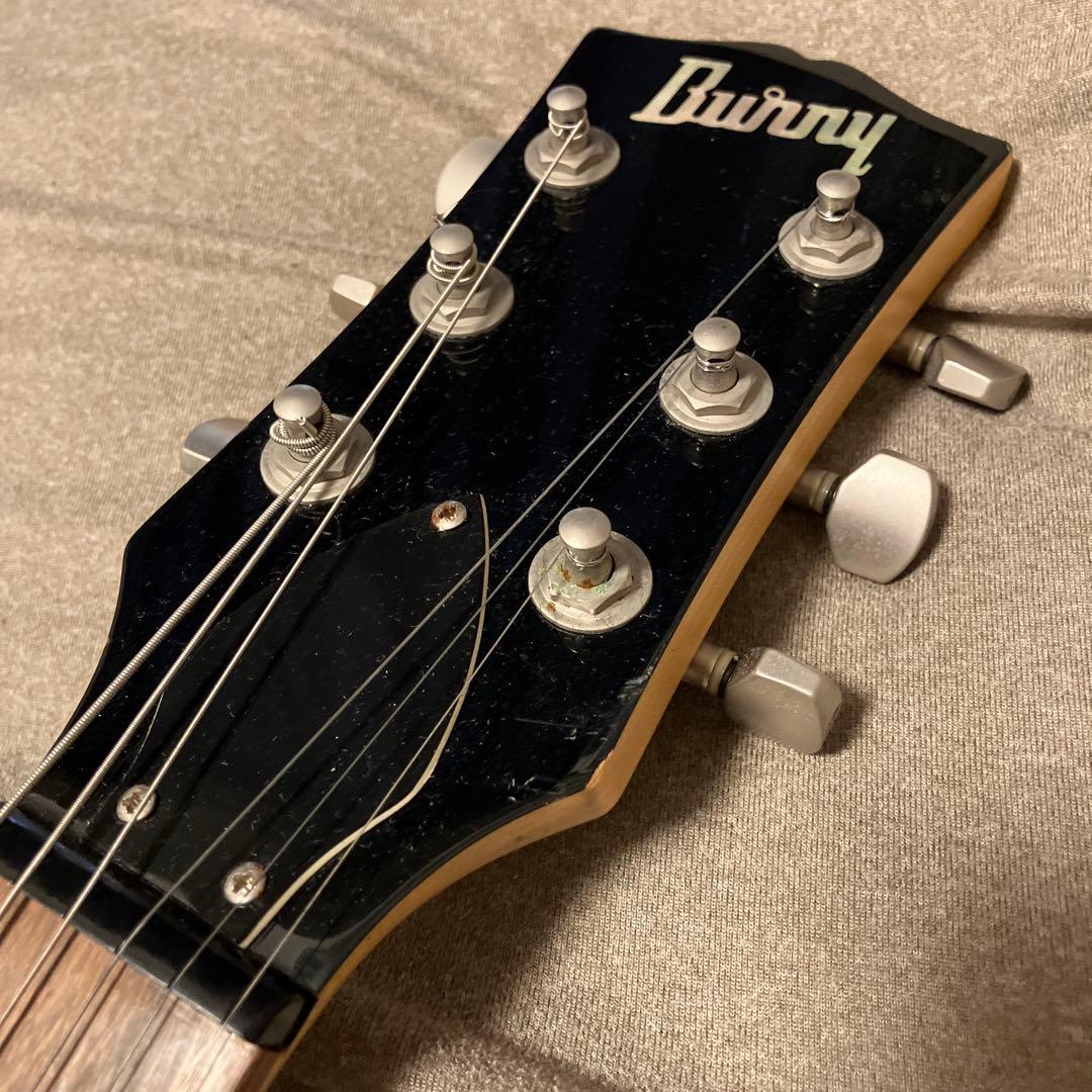 【Burny】レスポールタイプ エレキギター 赤