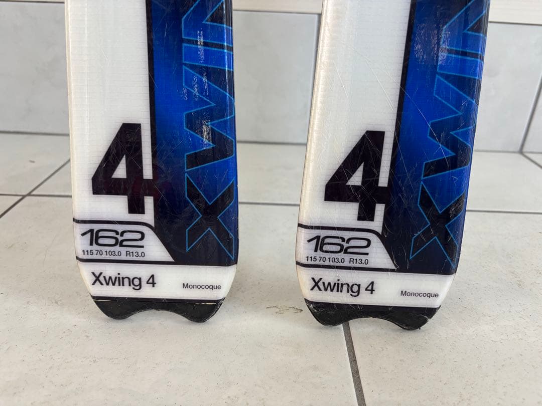 SALOMONカービングスキー XWING4 ショートスキー162cmセット