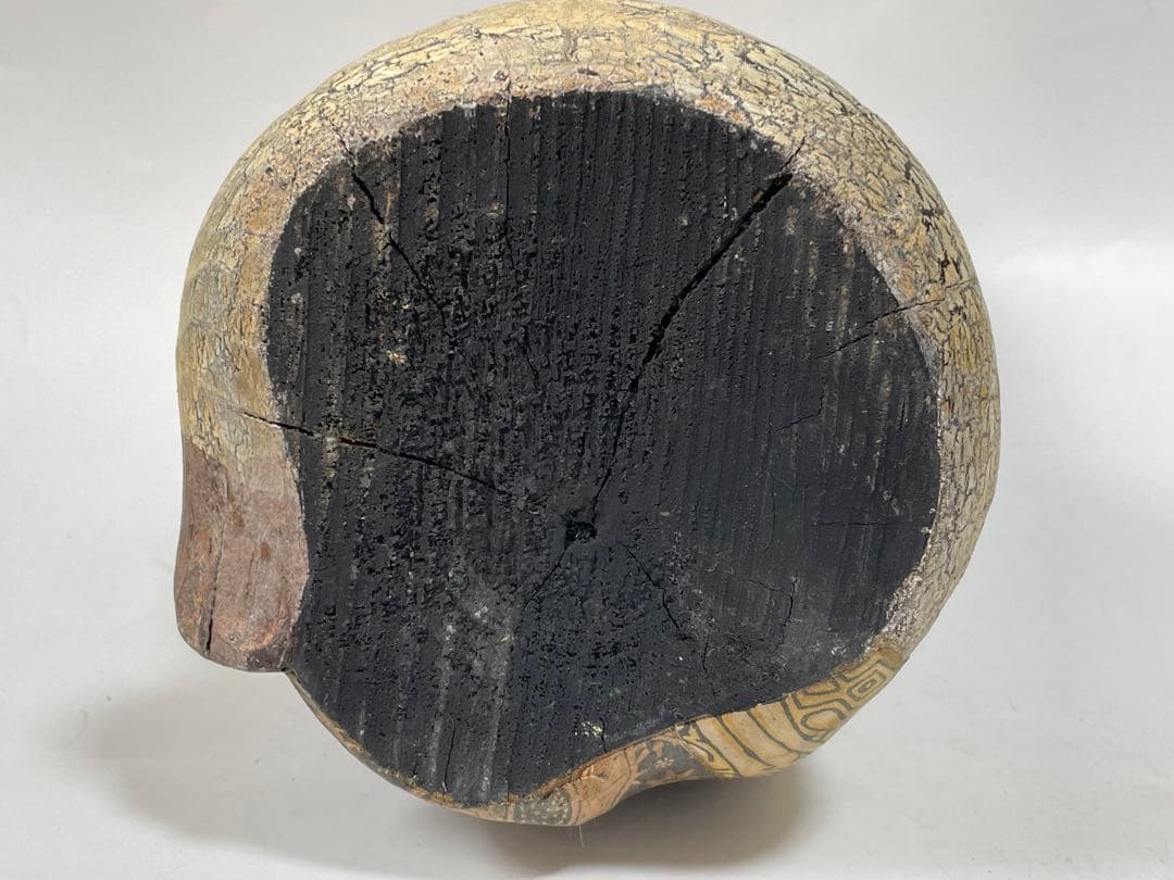 骨董　アンティーク　工芸品　民芸　民藝　ねこ　猫　置物　古布　古裂　木彫　招き猫