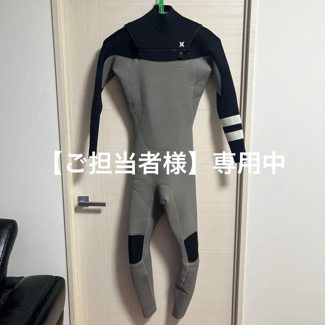 Hurley フルスーツ ウェットスーツ グレー・黒