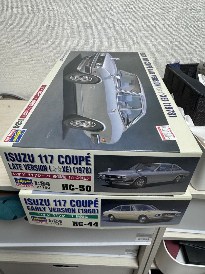 ISUZU 117 COUPE 初期版・後期版 1/24 当時物　未開封