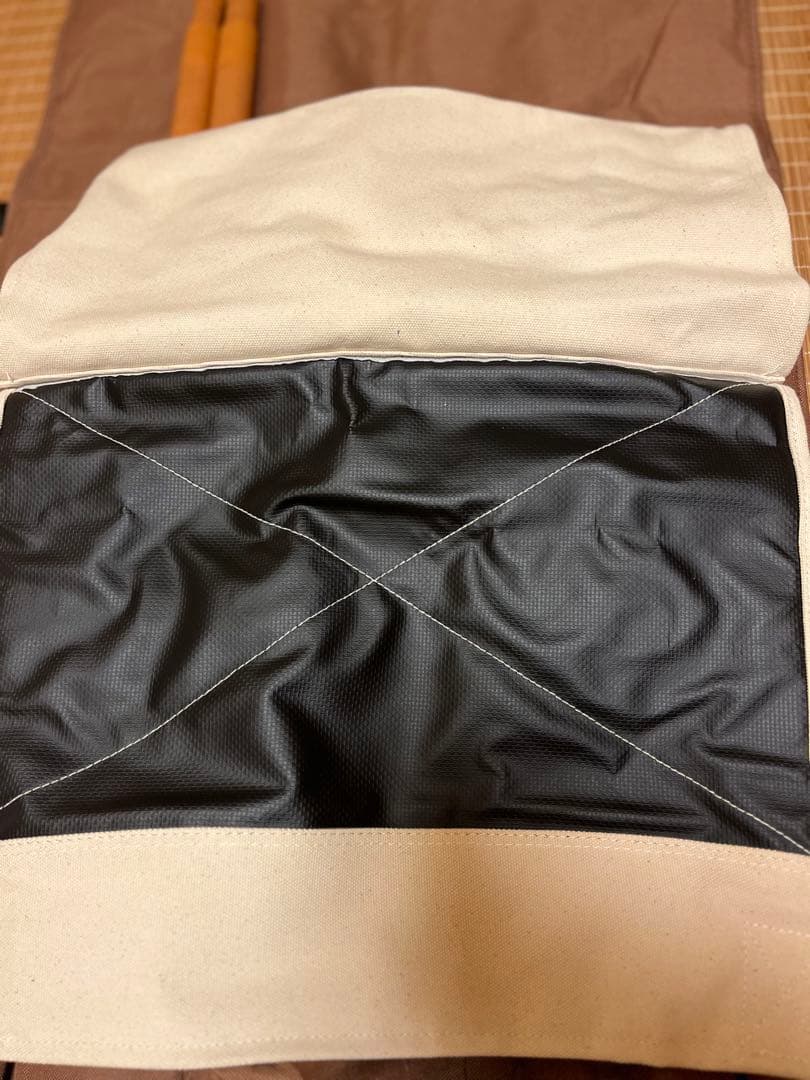 Hangout北欧風ホワイトキャンバス折りたたみチェア2脚セット　キャンプ