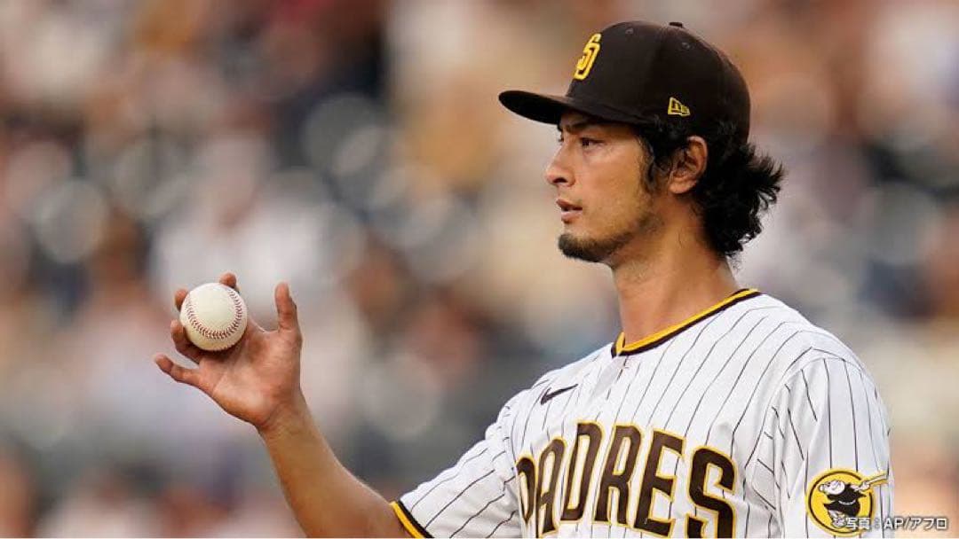 【正規品】ダルビッシュ MLB 公式リミテッドプレイヤージャージ M