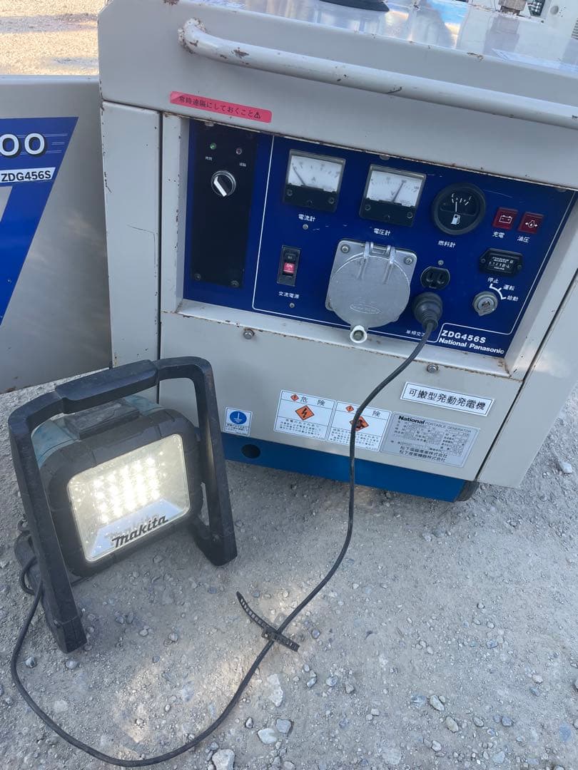 Panasonic/National ディーゼル発電機ZDG456S 4.5KW