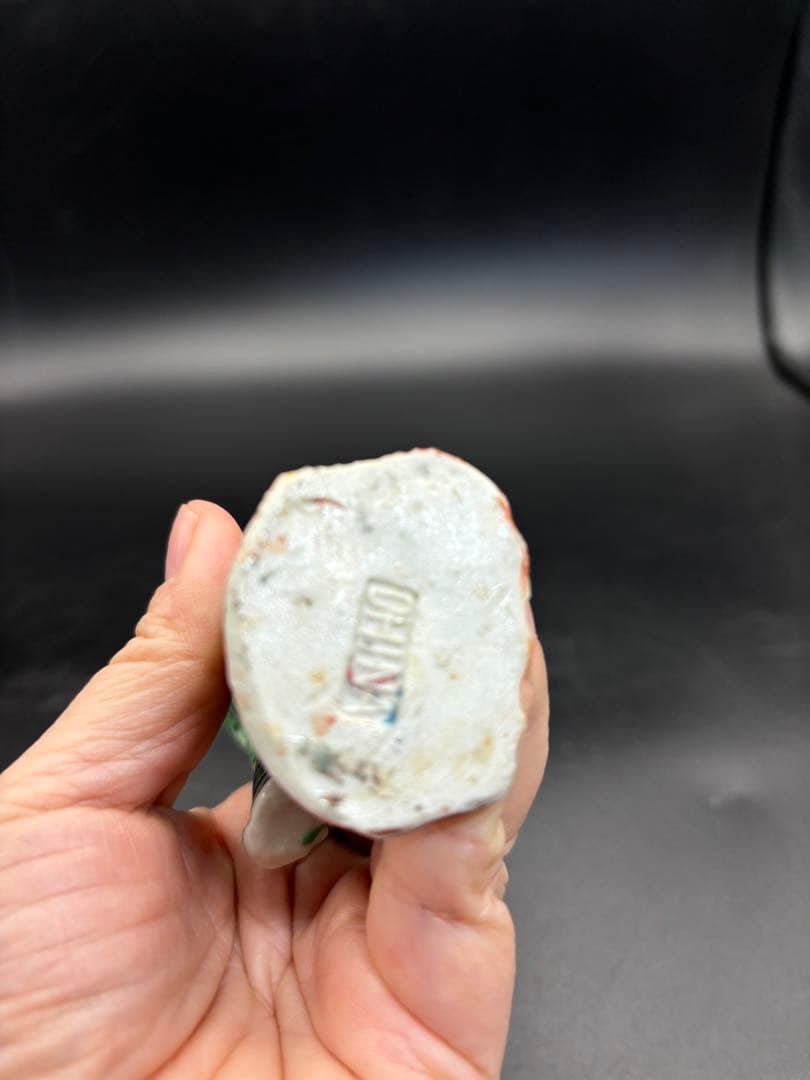 中国美術 古玩 色絵陶人形 陶器人形 高さ約13cm 置物 オブジェ 古董品