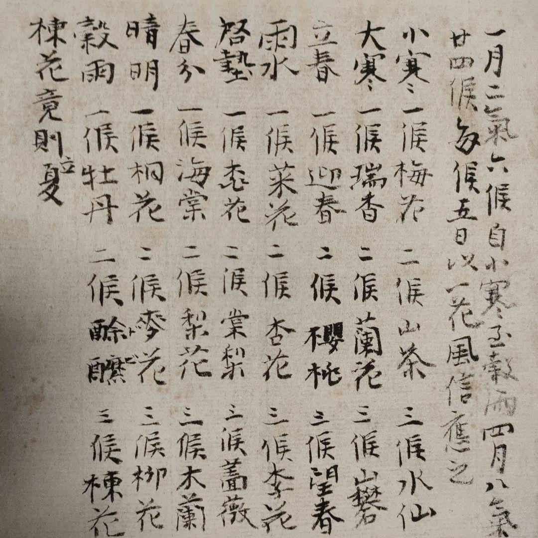 長屋重名(号海田): 土佐藩士　直筆書画集『花信図』、1913年制作