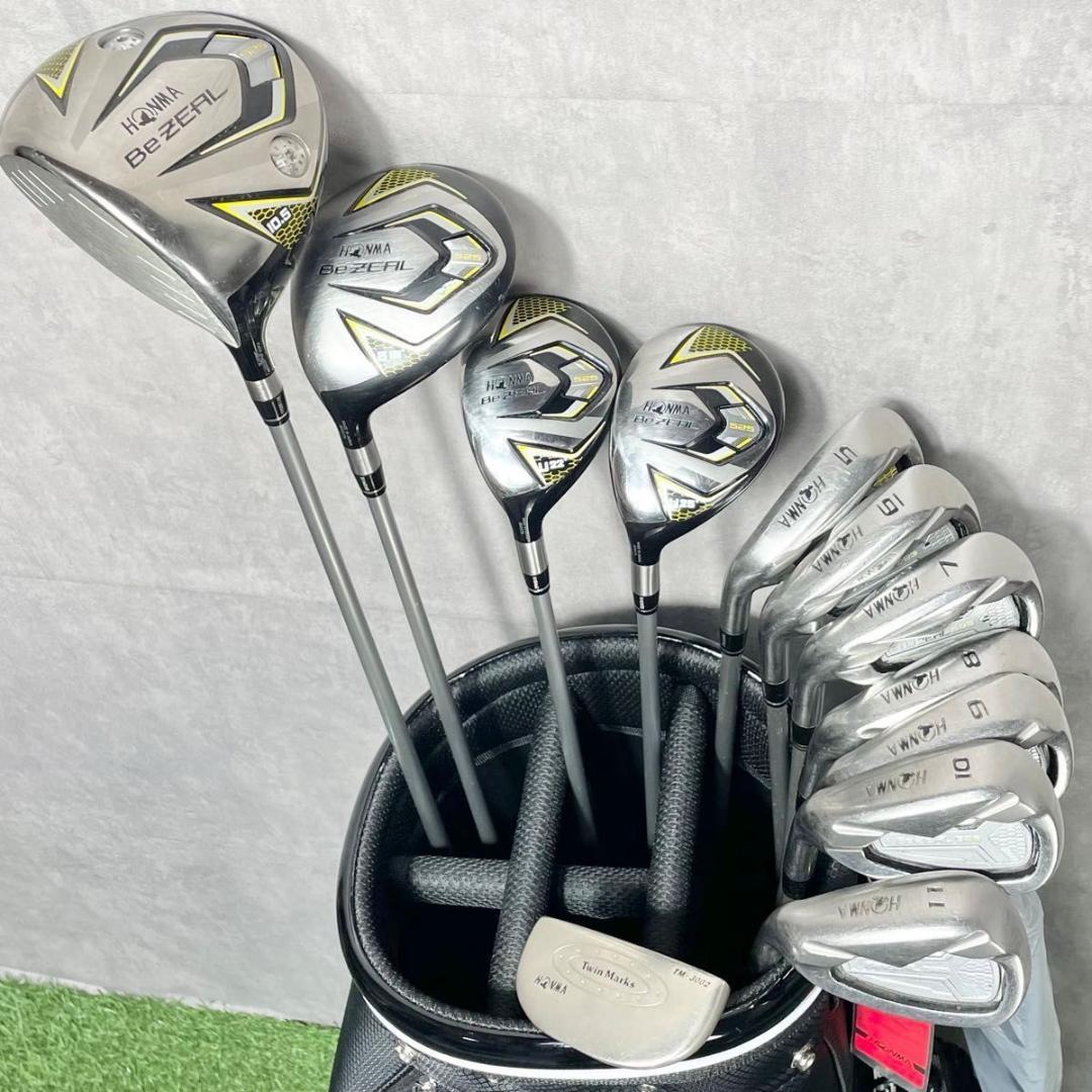 【貴重レフティ】ホンマ ビジール 525 ゴルフクラブセット 12本 R 左利き