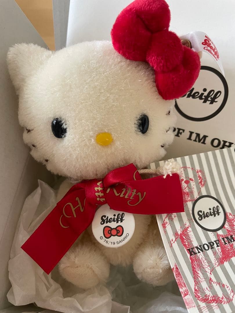 Steiff Hello Kitty ぬいぐるみ　キーリング