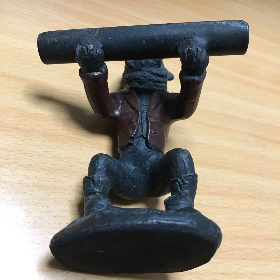 1286 ブルドック 文鎮 ペン置き　鉄　金属製