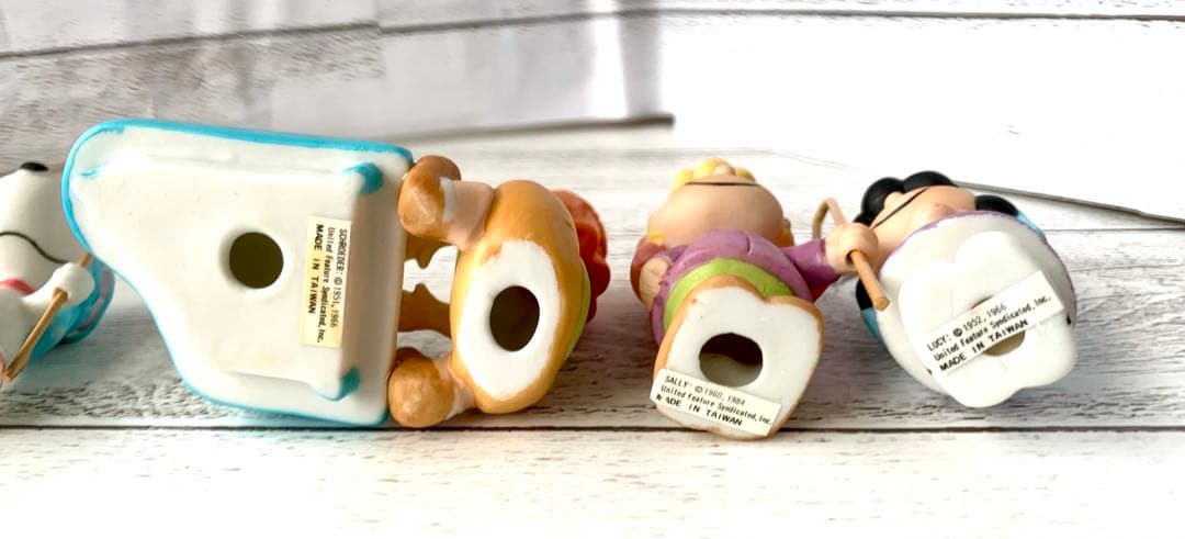 willitts スヌーピー　6体セット　チャーリーブラウン　陶器　フィギュア