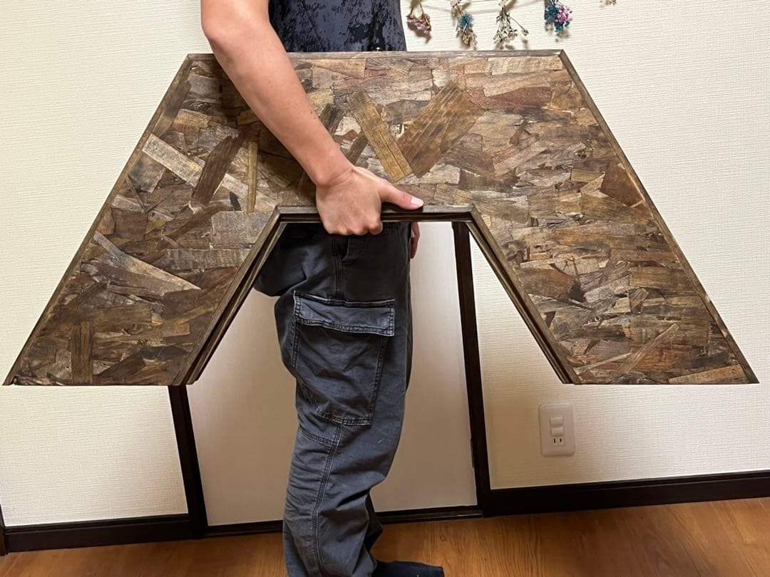 折りたたみ式　ヘキサテーブルセット