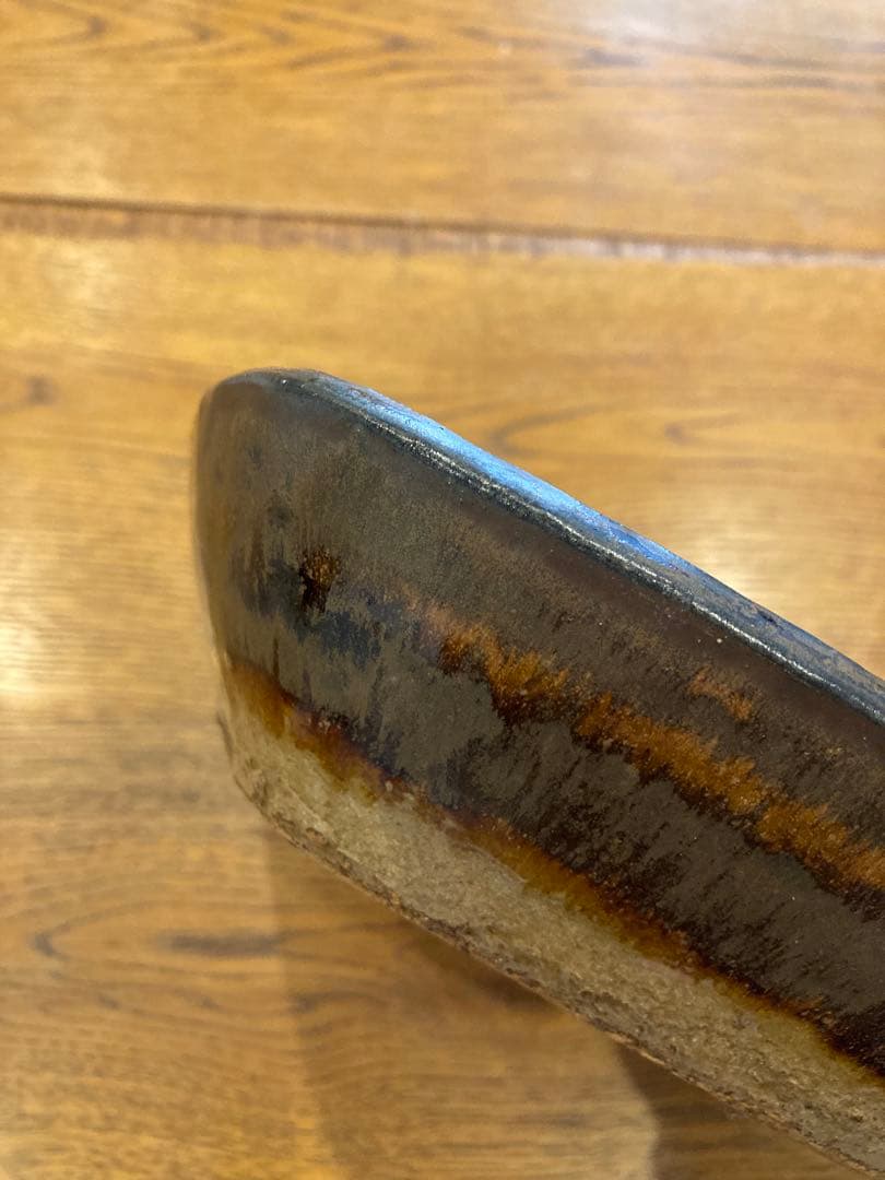 ★よしこ★ スリップウェア 伊藤丈浩 角鉢 大・小セット