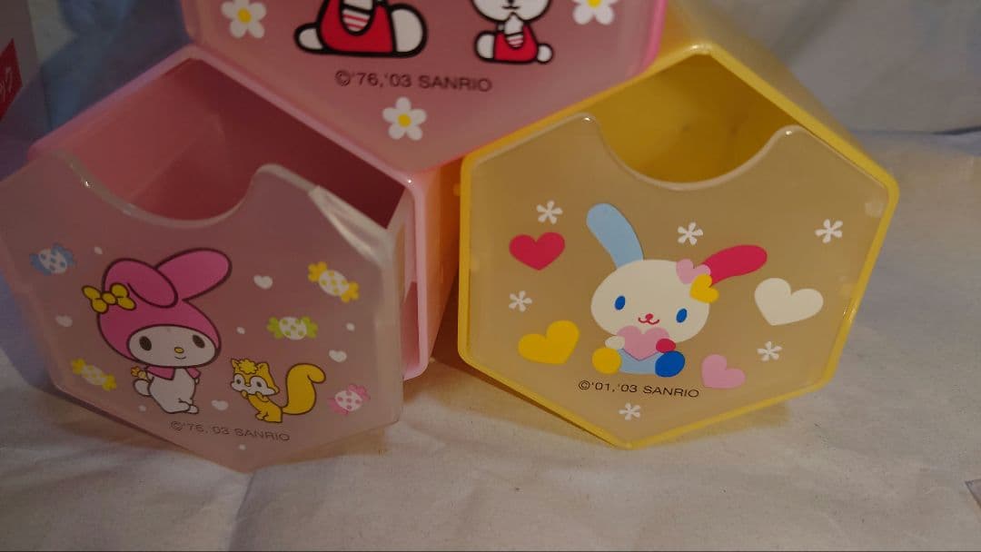 レトロ サンリオ おまけ ミニ法被 根付 ハローキティ マイメロディ他