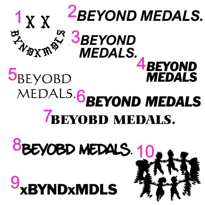 BEYOND MEDALS　ビヨンドメダル　ステッカー