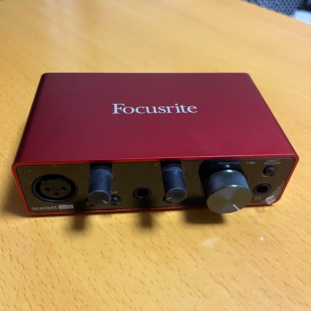 【1/6さち】Focusriteオーディオインターフェイス