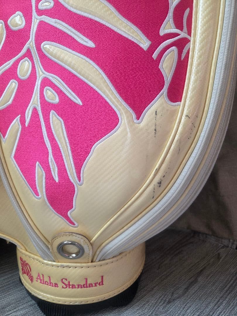Aloha Standard ゴルフバッグ・キャディバッグ　レディース　ピンク