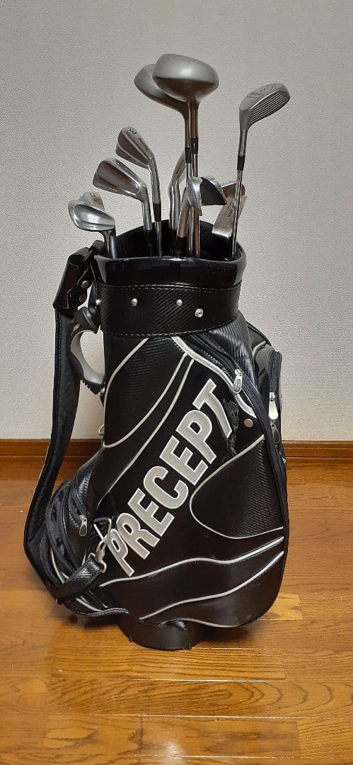 即決価格 美品 ブリヂストン PRECEPT ブラック キャディバッグ