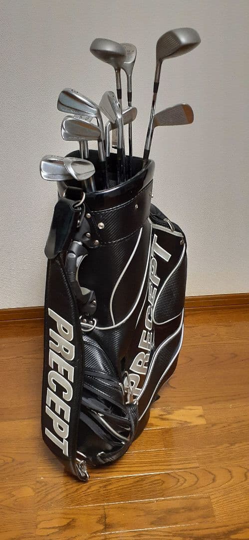 即決価格 美品 ブリヂストン PRECEPT ブラック キャディバッグ