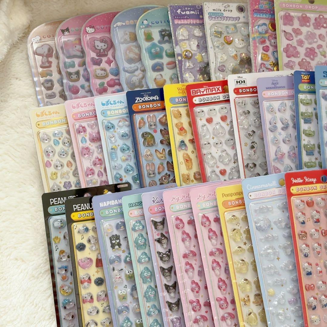 【まとめ売り】ボンボンドロップシール 正規品 30枚 セット コットンパフィなど