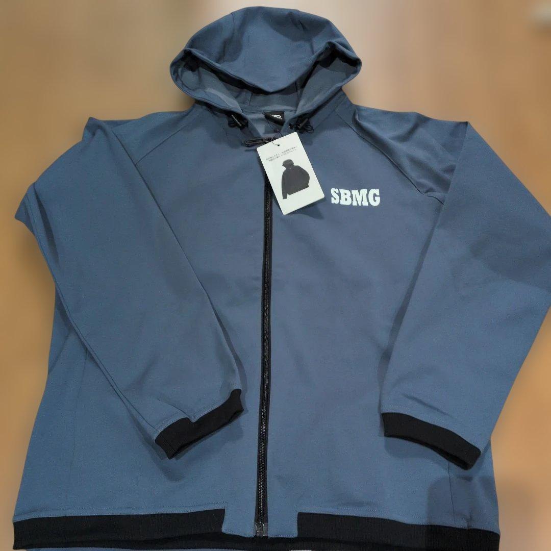 【SBMG】ドリブンスウェット　セットアップ　ジョガーパンツ　L　ブルーグレー