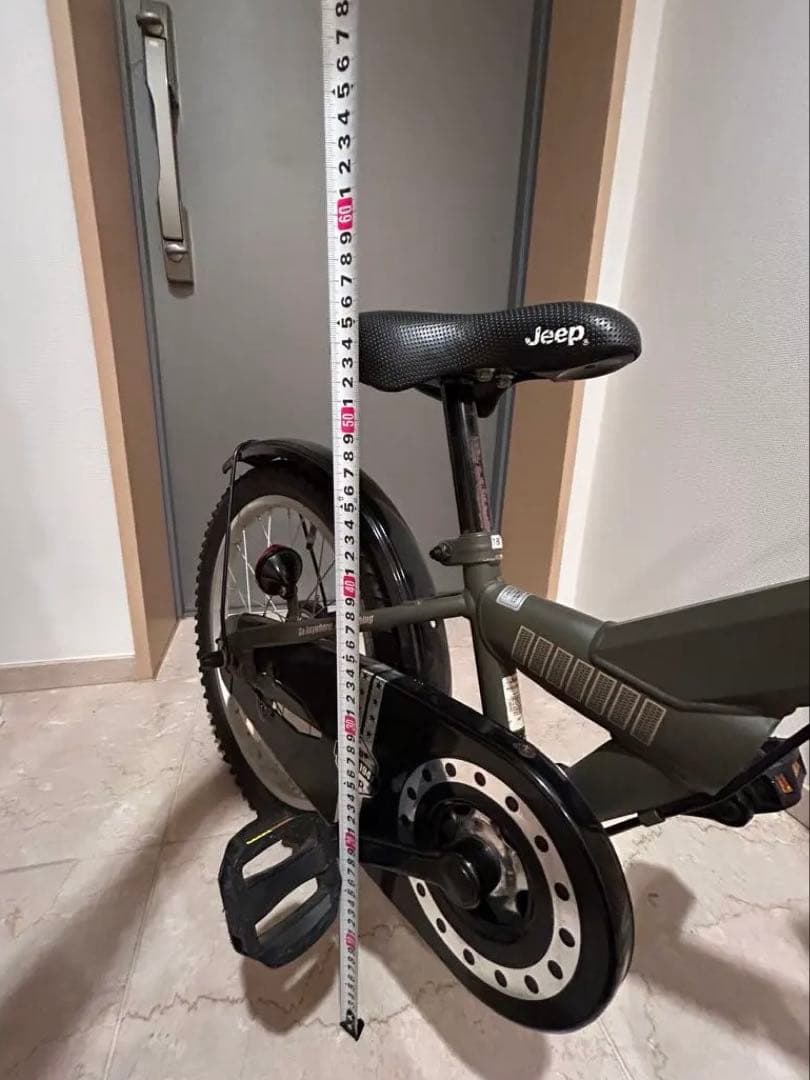 ジープ　JEEP 自転車キッズ　補助輪付き　匿名配送　中古