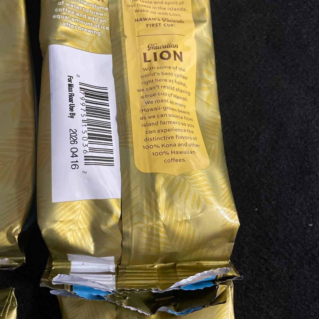 ライオン コナコーヒー 100% 粉タイプ　6袋