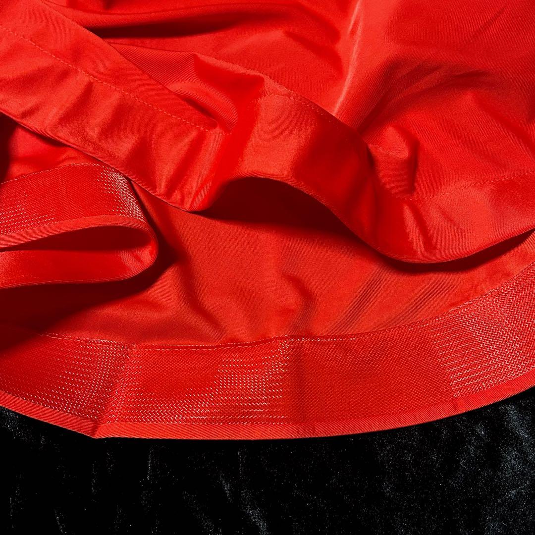 社交ダンス★スタンダード ドレス★レッド★取り外し可能フロート付★サイズM★新品