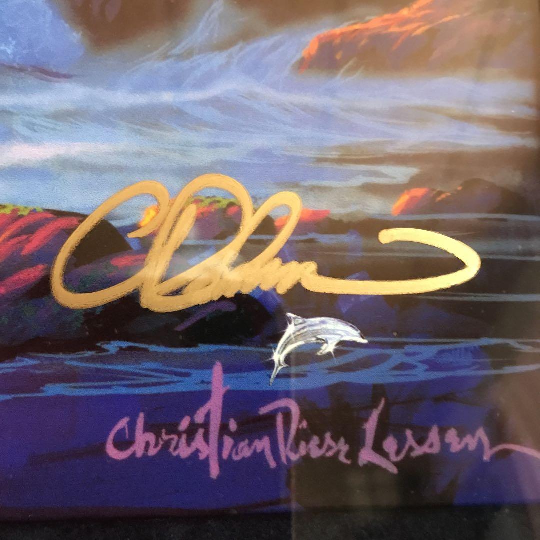 大人気 クリスチャン ラッセン「インティメイトモーメント」シルクスクリーン