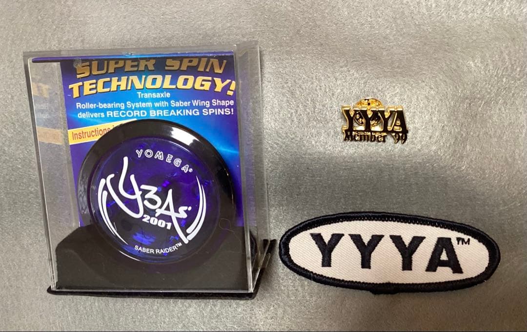 Yomega Y3A会員限定 Saber Raider 2001年 ピンバッジ他