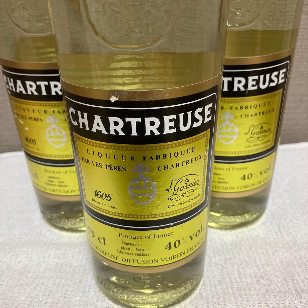 シャルトリューズジョーヌ リキュール 750ml 40度　3本