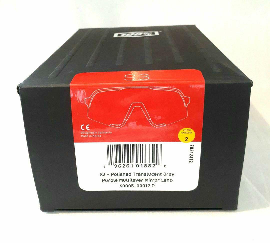 現行モデル 100% S3 Tokyo Night ワンハンドレッド サングラス