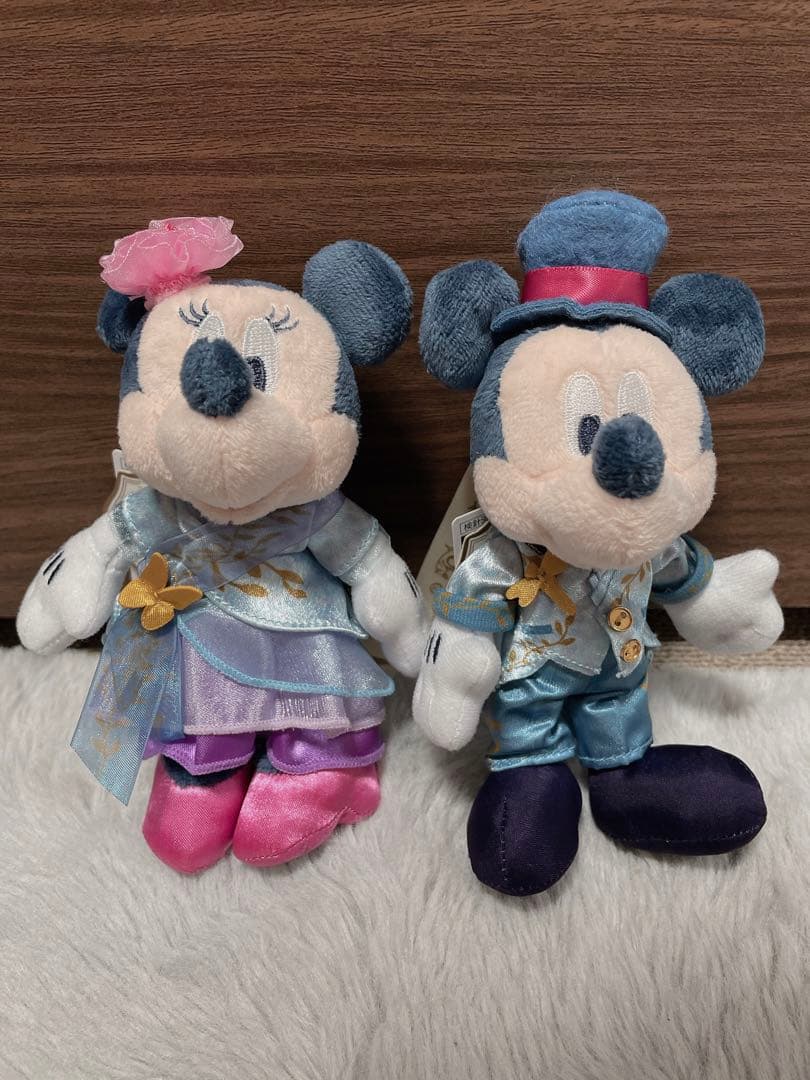 ファンタジースプリングスホテル　ぬいぐるみバッジ　マスコット　ミッキーミニー