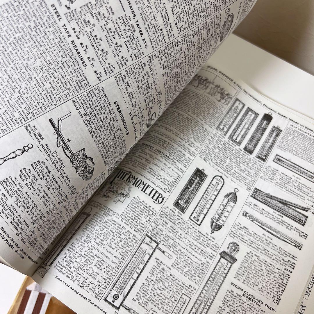 1897年版 シアーズ カタログ 復刻版 マルシェ袋 ジャンクジャーナル 洋書