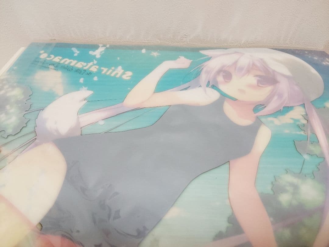 しらたまこ しろいいぬ　A3クリアハードポスター　C84　しらたま