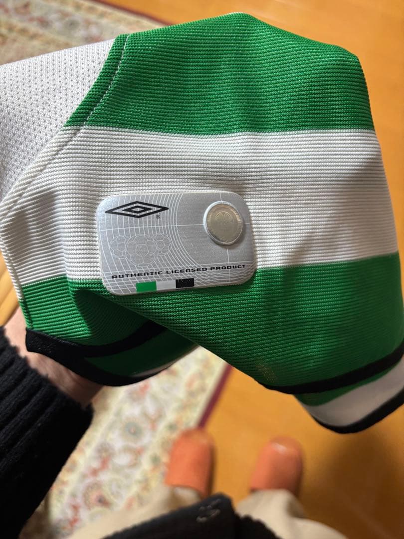 セルティック 中村俊輔　25 ユニフォーム　ゲームシャツ UMBRO アンブロ