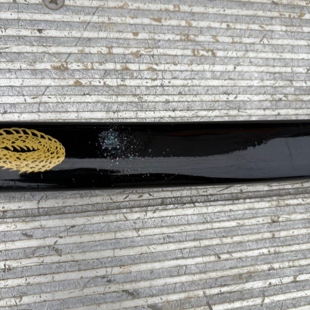 金属製 模造刀 陣太刀 龍紋彫 鯉金具