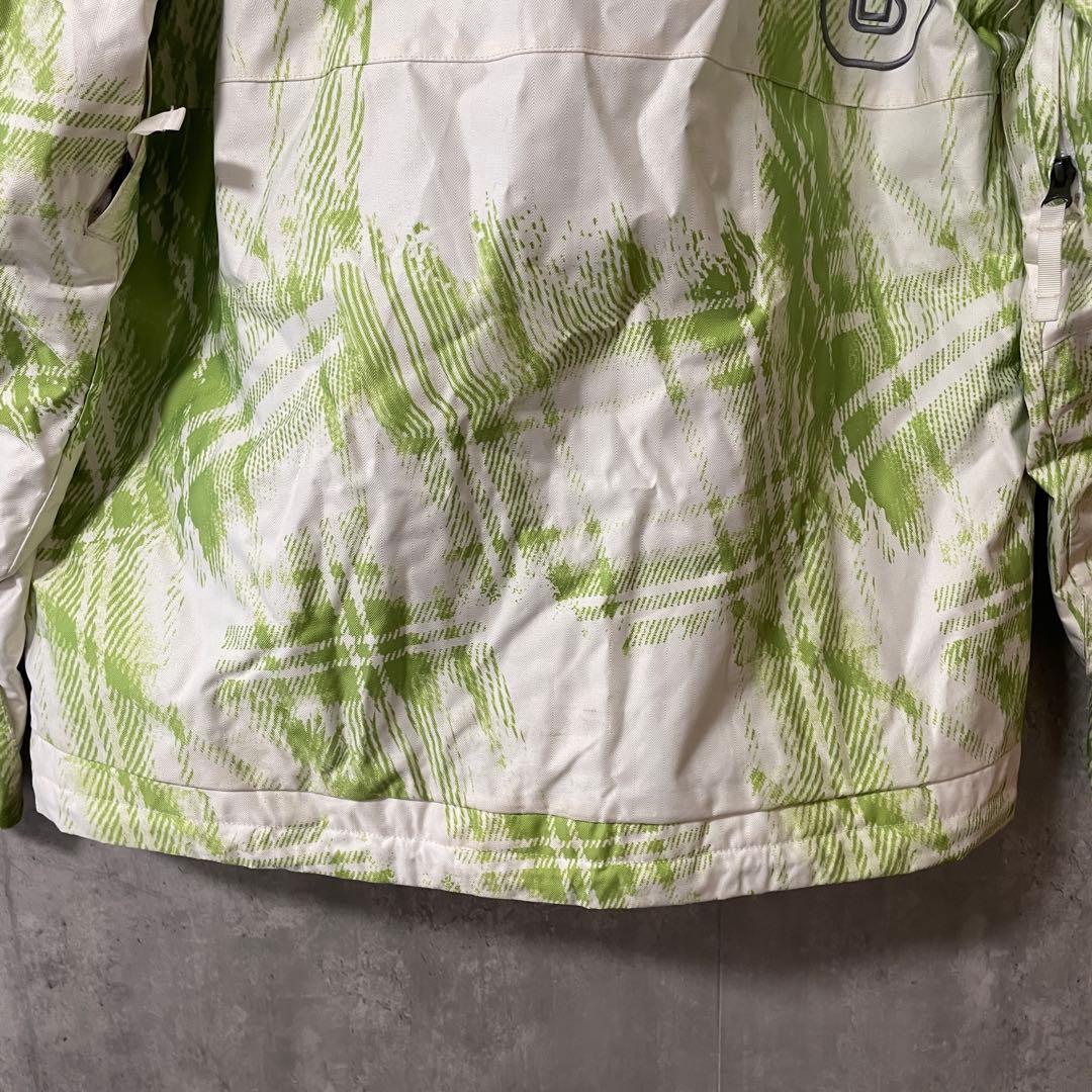 BURTONバートンスノーボードウェアスキーウエアジャケット上白ホワイト黄緑希少
