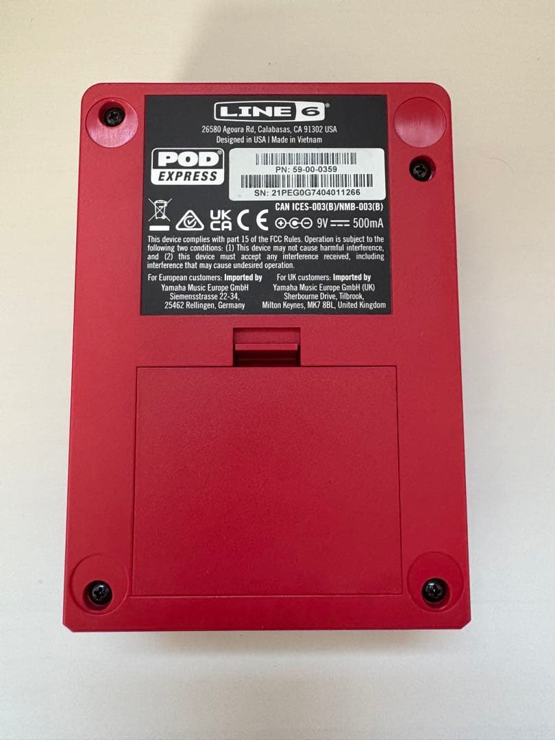 美品 LINE 6 POD EXPRESS ギターエフェクター