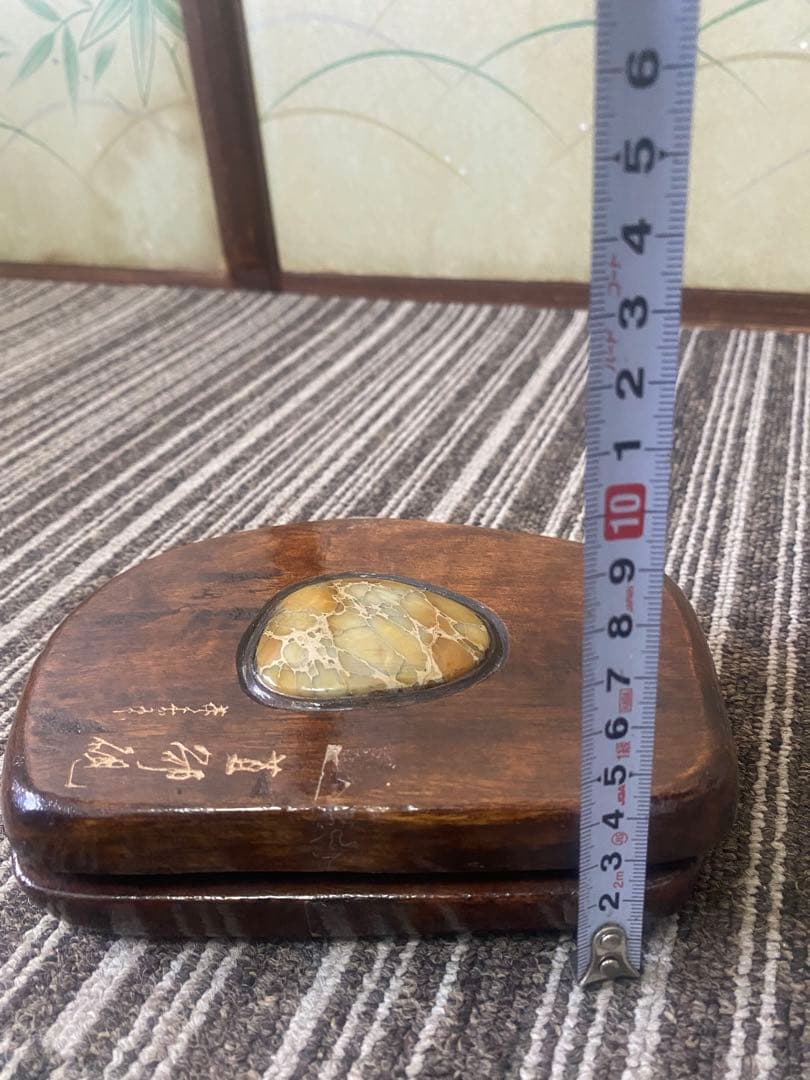 中国美術 端渓硯 斑点 石眼 硯 書道具 花鳥文 蛙　カエル　書道具 古硯 古玩