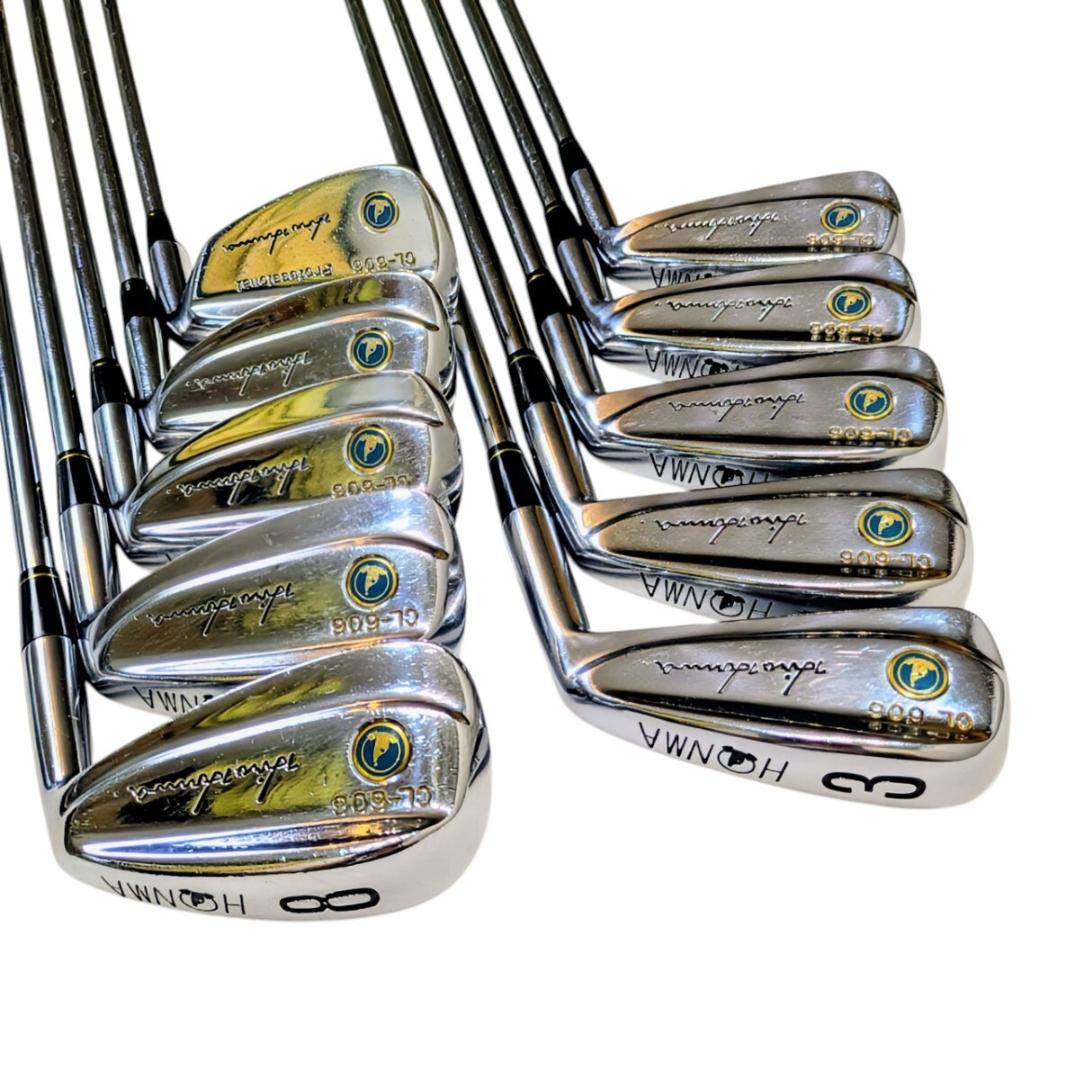 軟鉄鋳造 本間ゴルフ ヒロホンマ CL-606 青モグラ 3番～11番 Sw