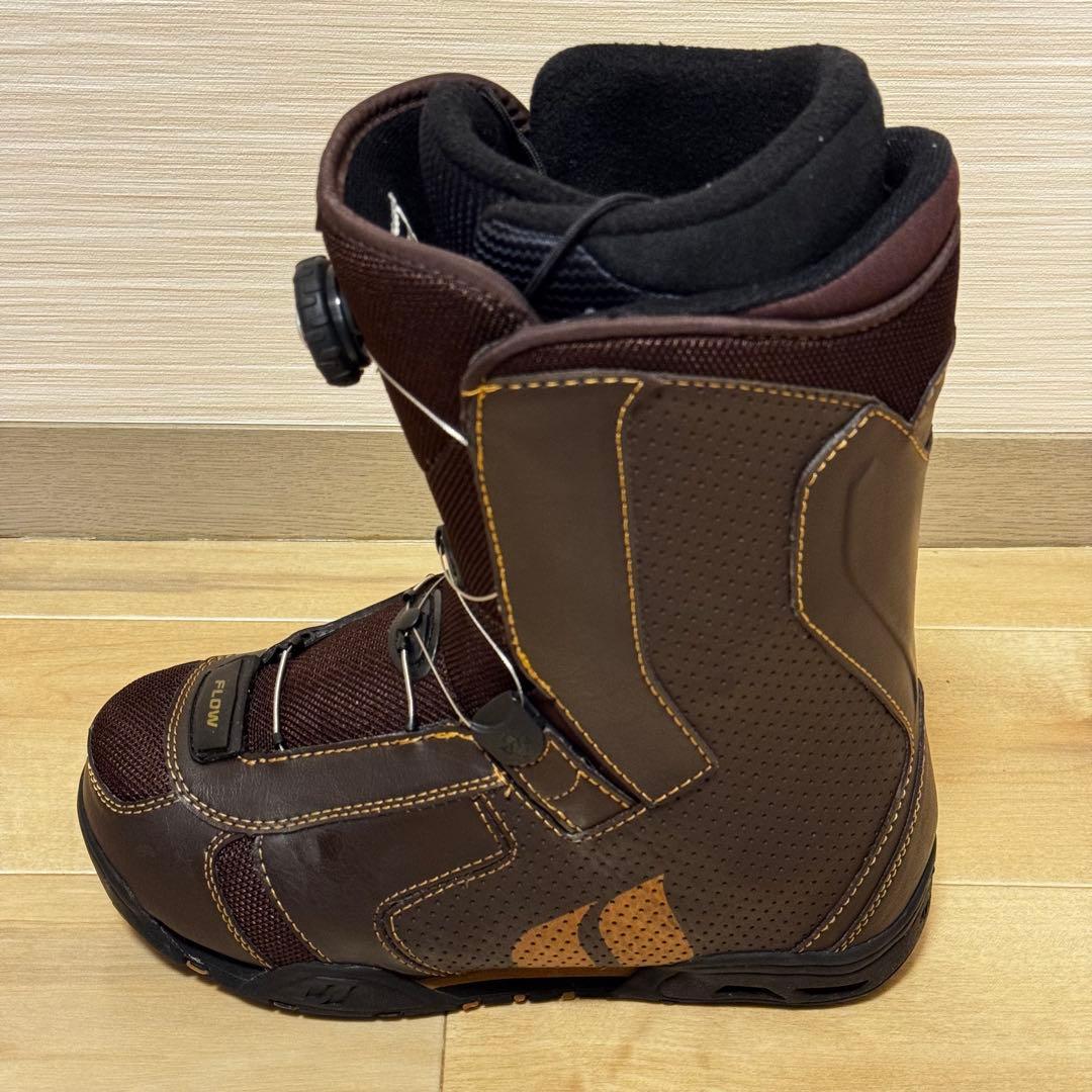 FLOW フロー ZONE BOA スノーボード ブーツ 24.5cm ブラウン