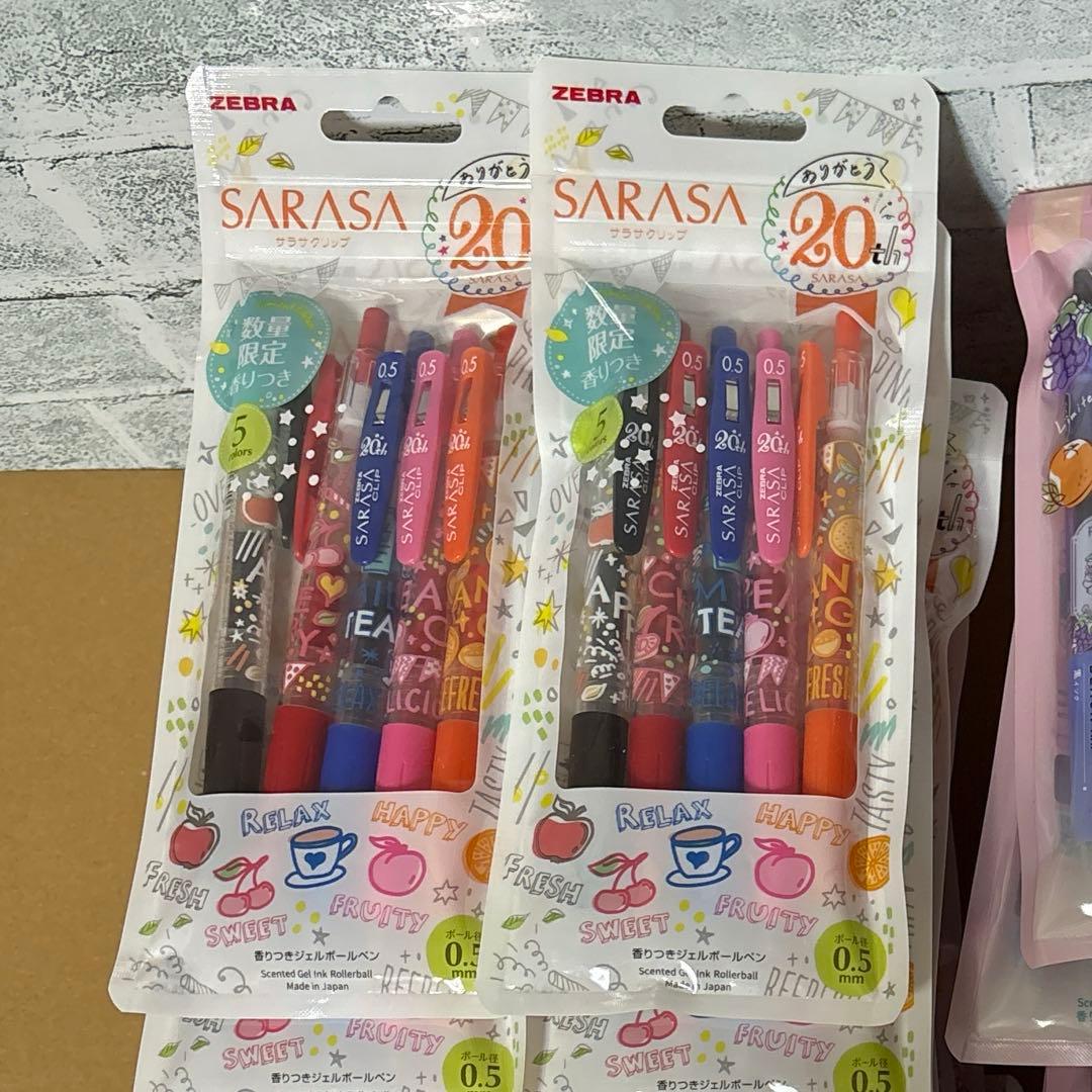 210本まとめ売り！ ZEBRA サラサクリップ 20周年＆フルーツ香り付き