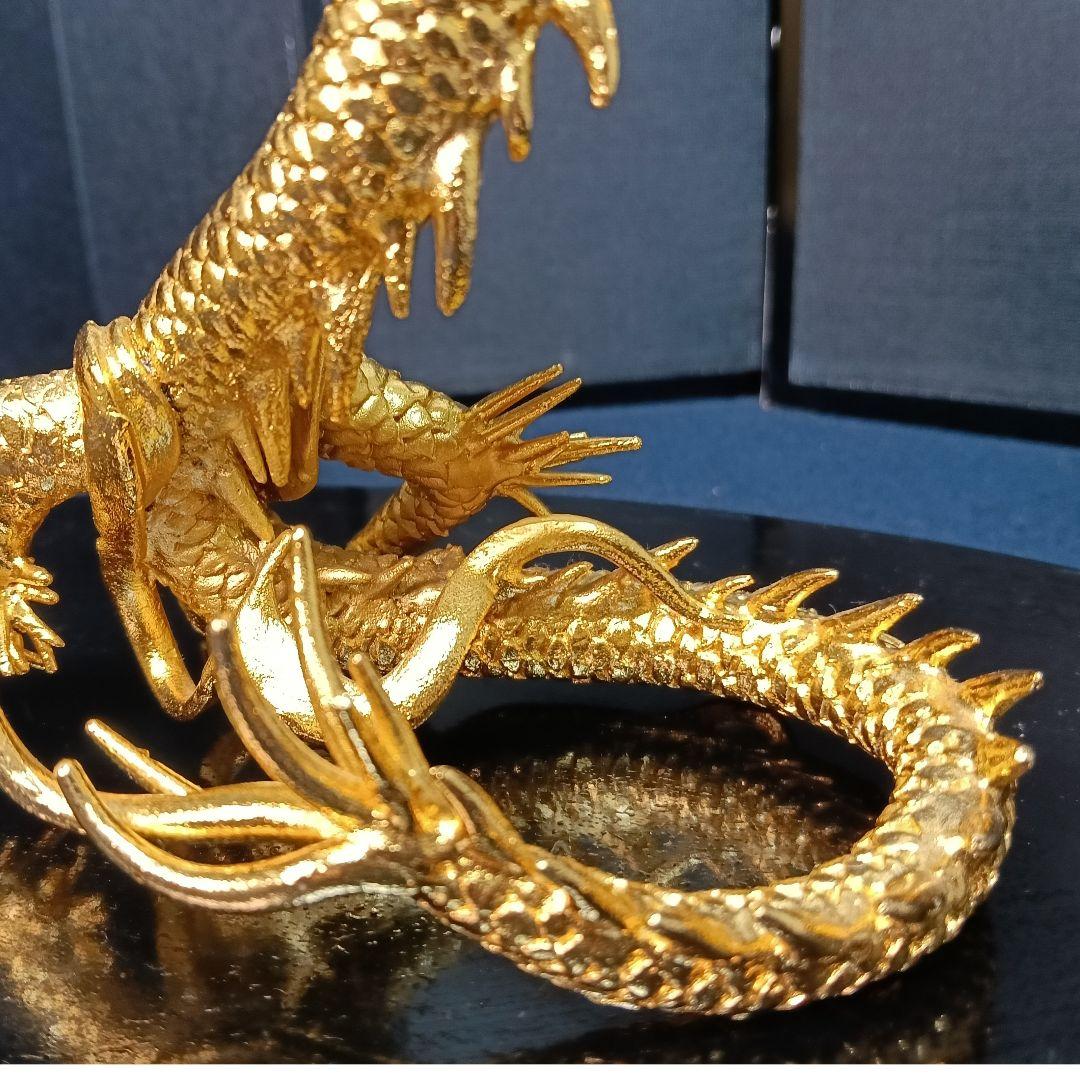 AO82 般若勘渓 昇龍 水晶玉 逆さ写り本物 鋳銅製 未使用 美品共箱 飾台