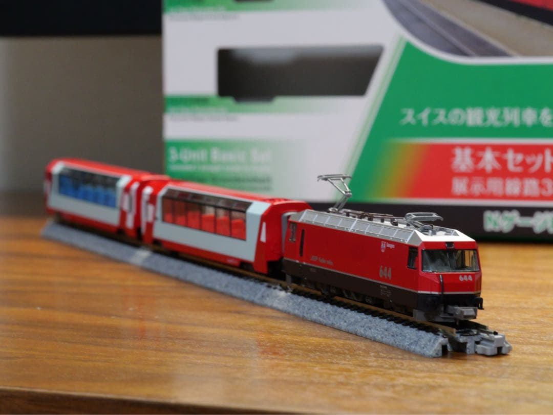 カトー　Nゲージ　レーティッシュ鉄道　アルプスの氷河特急　基本セット
