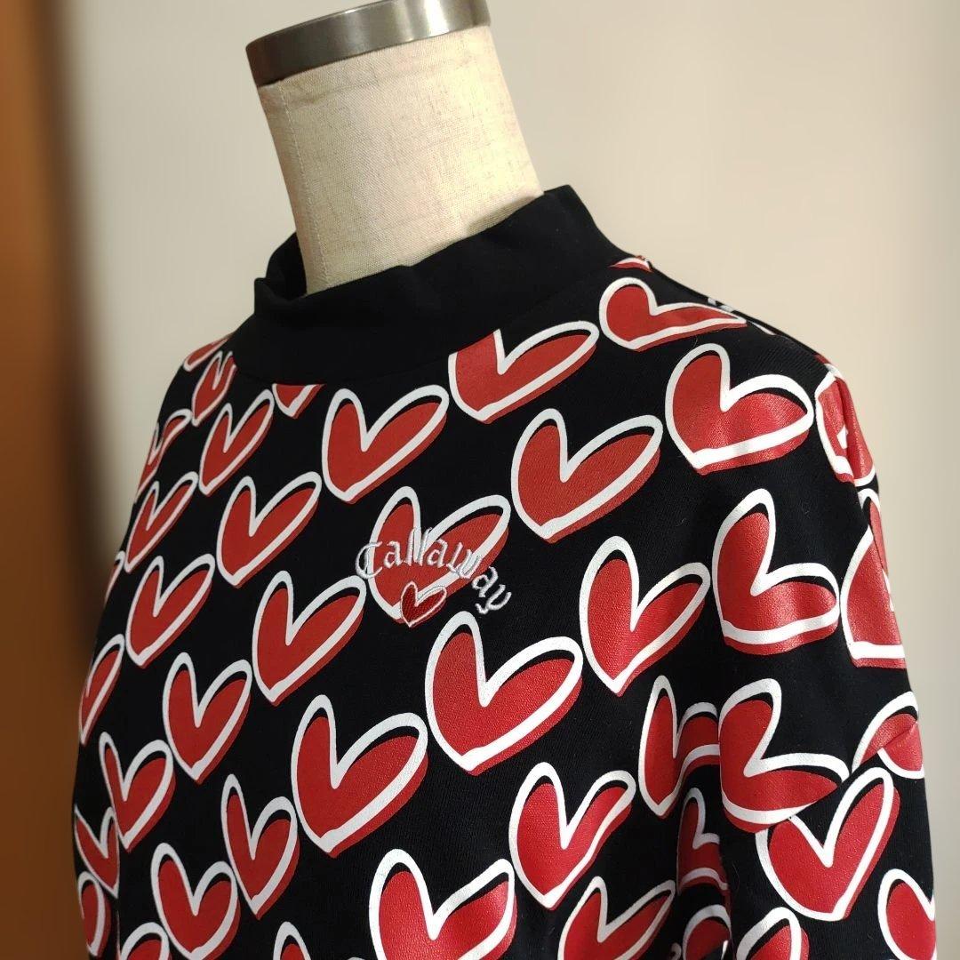 Callaway ハート柄 長袖　トレーナー　スウェット　ラブキャロウェイ　М