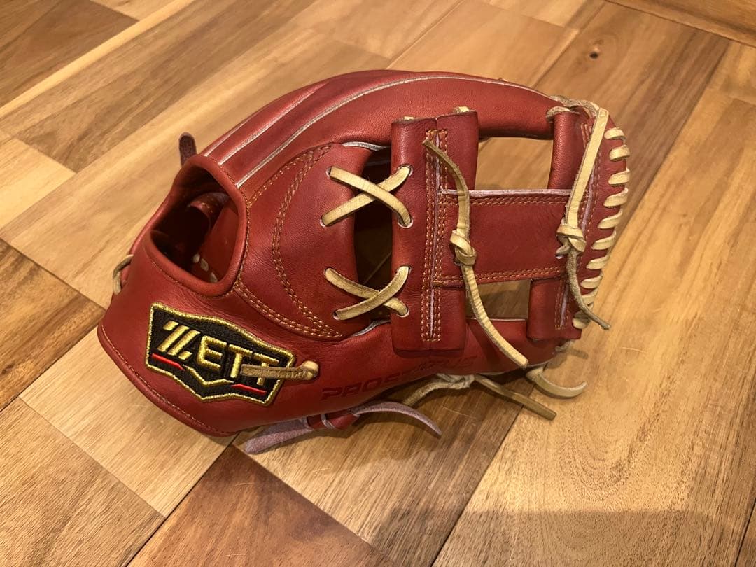 ZETT プロステイタス　軟式　今宮モデル　プロステ　型付け済　内野手