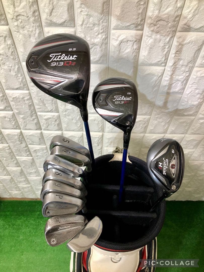 初心者おすすめ☆メンズ ゴルフクラブセット☆タイトリスト☆キャディバッグ付