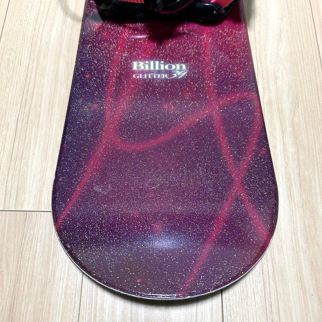 BILLION GLTTER スノーボード ビンディング セット 139cm